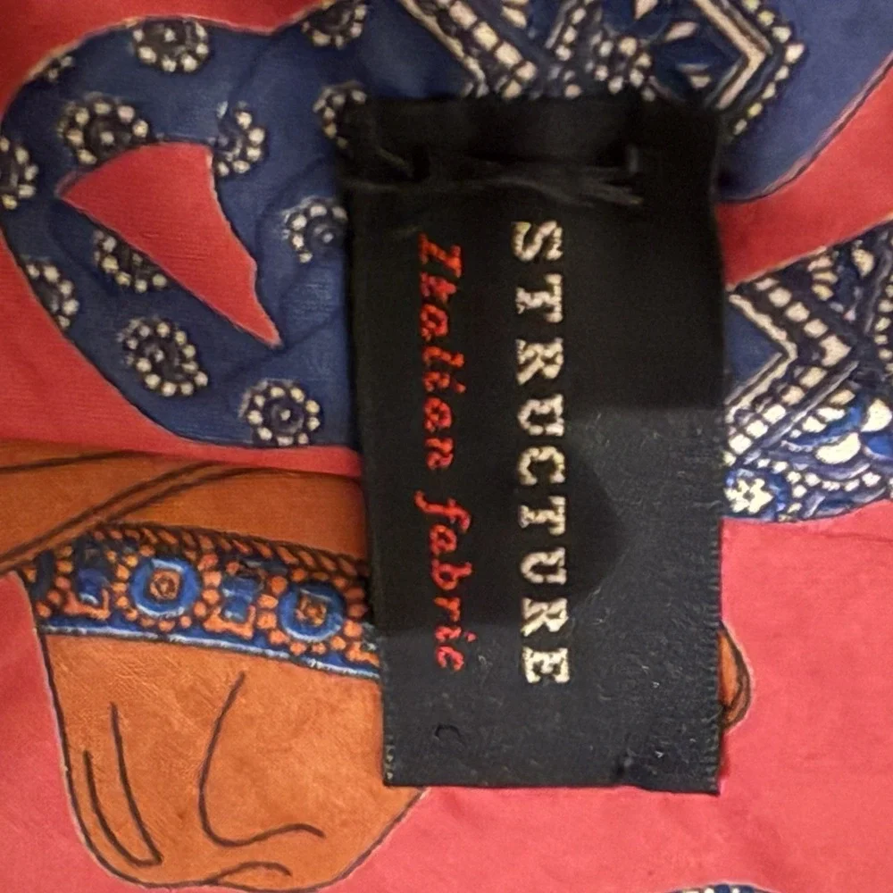 Structure Cowboy Rodeo Men's Tie Hat Bandana‎ Print Western
